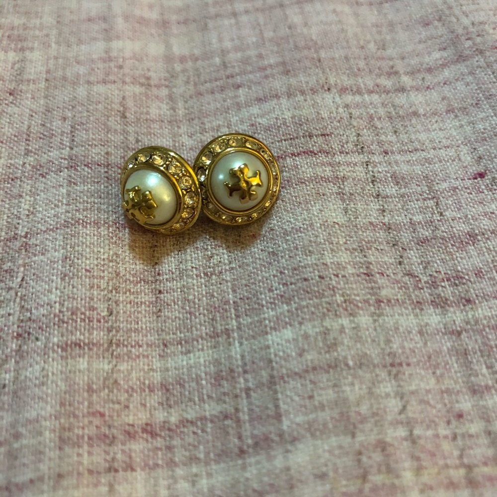 Tory Burch pearl earrings